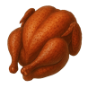 Smoked guinea fowl